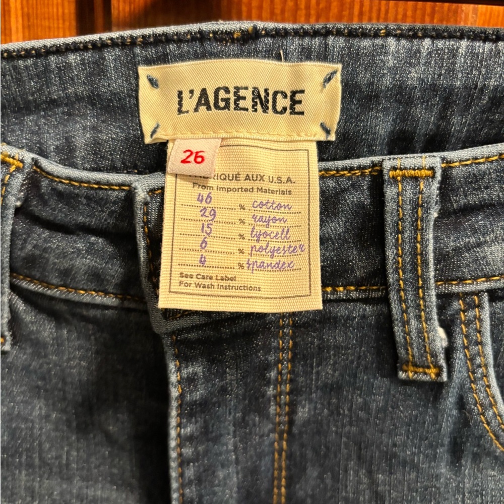 L'AGENCE Classic Blue Denim Jeans